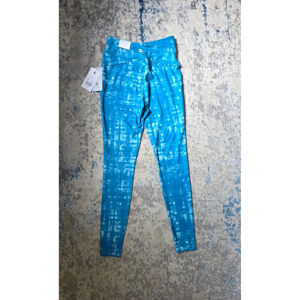 Zelos NWT Women's Size Small Low Impact Full Length Blue Athleisure Leggings